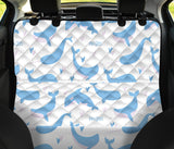 Blue Whale Pattern Dog Car Seat Covers