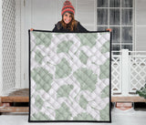 Ginkgo Leaves Pattern Premium Quilt