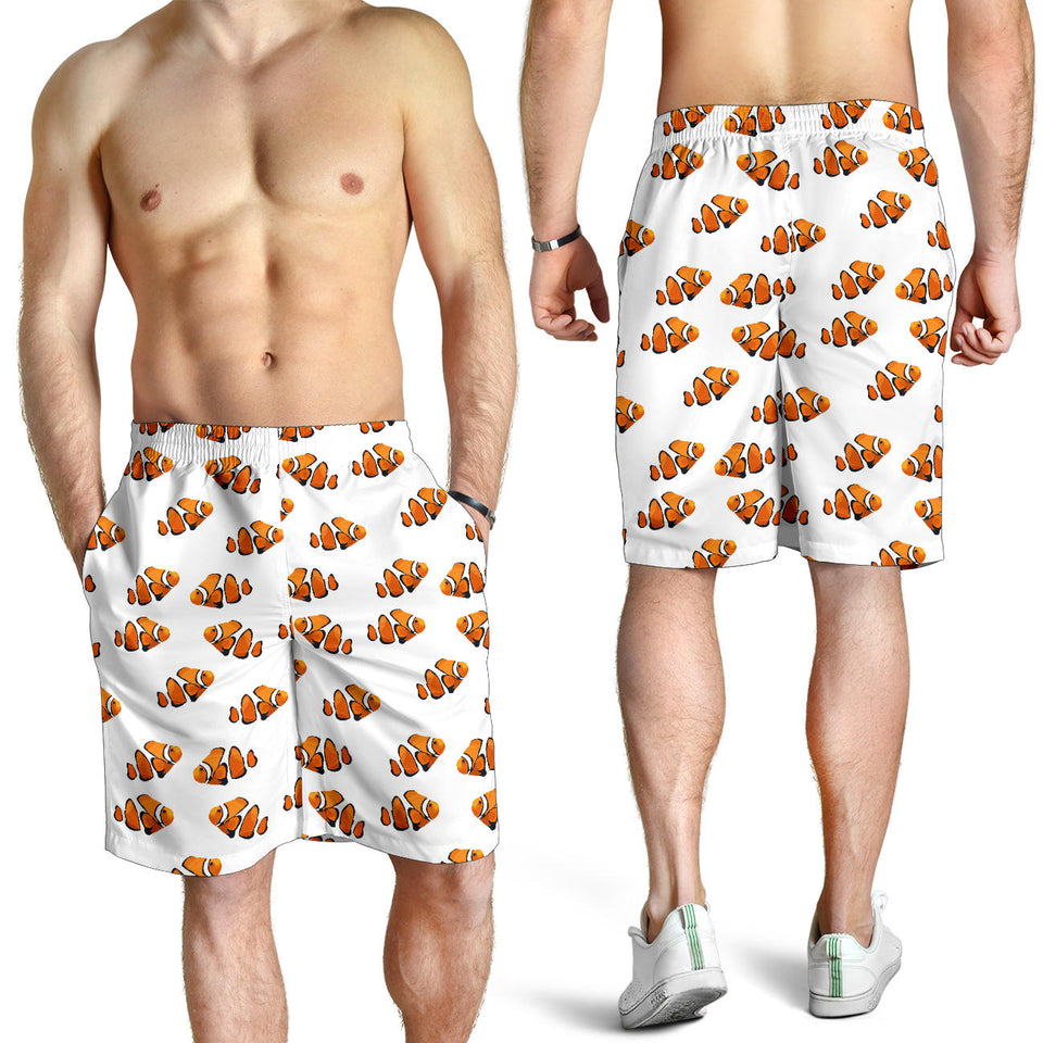 Clown Fish Pattern Print Design 03 Men Shorts