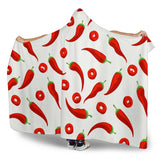 Chili Pattern Hooded Blanket