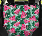 Watermelons Tropical Palm Leaves Pattern Dog Car Seat Covers