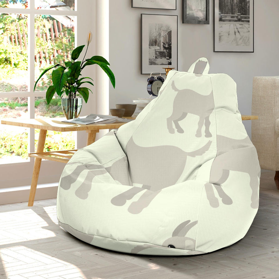 Little Young Goat Pattern Bean Bag Cover