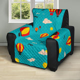 Hot Air Balloon Sky Pattern Recliner Cover Protector