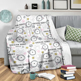 Siberian Husky Design Pattern Premium Blanket