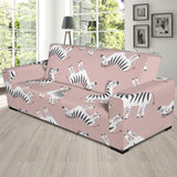 Cute Zebra Pattern Sofa Slipcover