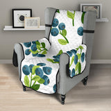 blueberry white background Chair Cover Protector