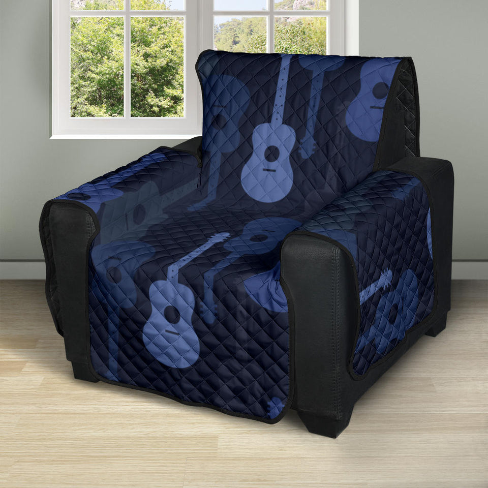 Blue Theme guitar pattern Recliner Cover Protector
