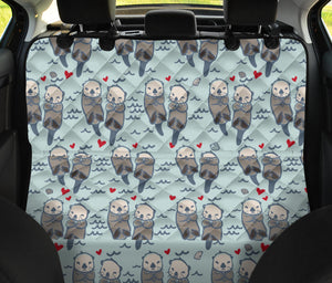 Lovely Sea Otter Pattern Dog Car Seat Covers