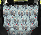Lovely Sea Otter Pattern Dog Car Seat Covers