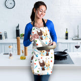 Cute Chihuahua Dog Pattern Adjustable Apron