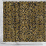 Snake Skin Pattern Shower Curtain Fulfilled In US