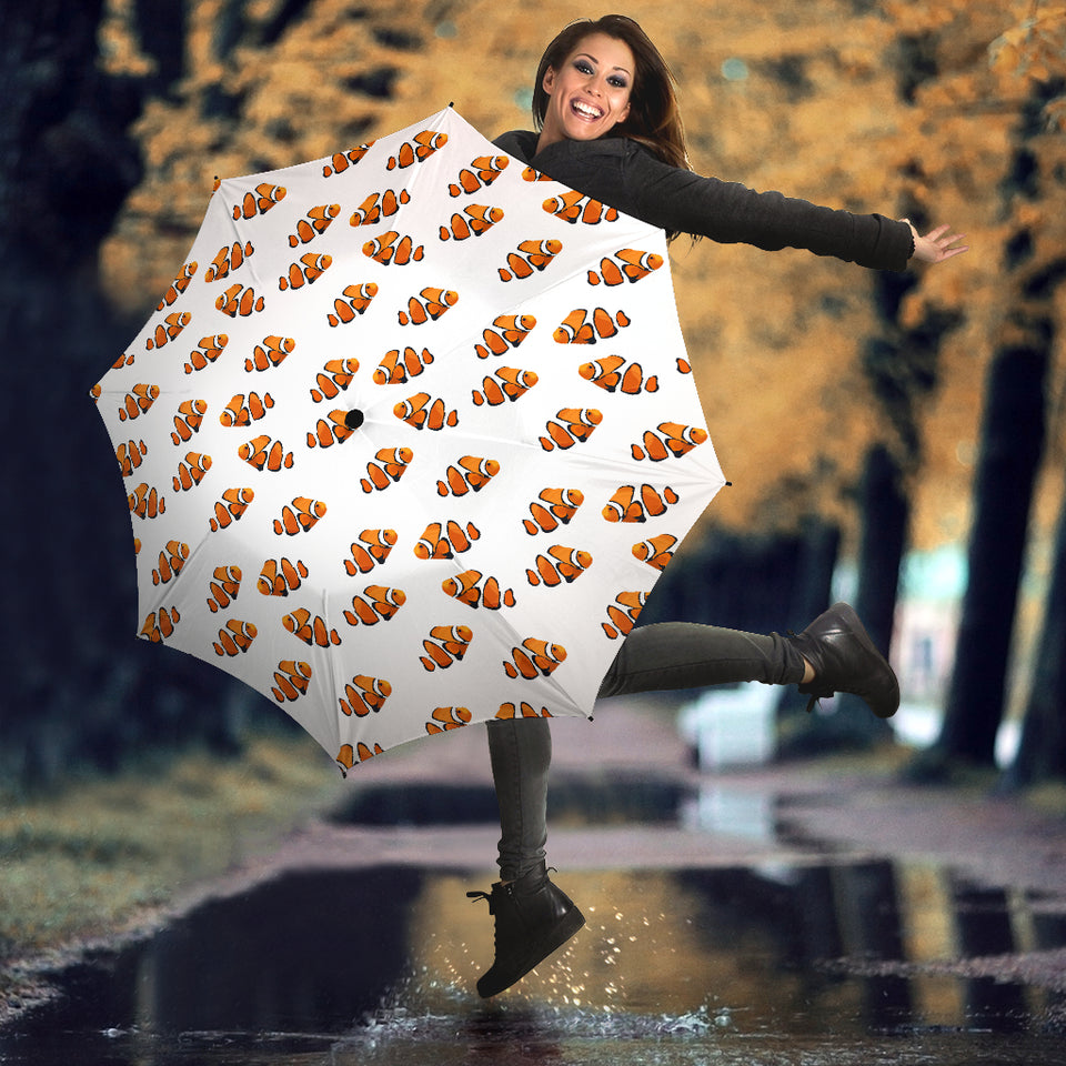 Clown Fish Pattern Print Design 03 Umbrella