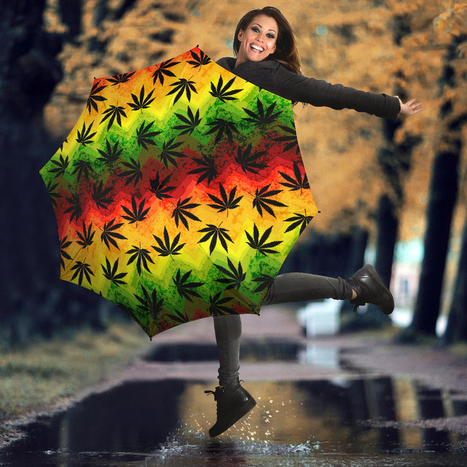 Canabis Marijuana Weed Pattern Print Design 03 Umbrella