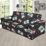 Camera Pattern Print Design 04 Sofa Slipcover