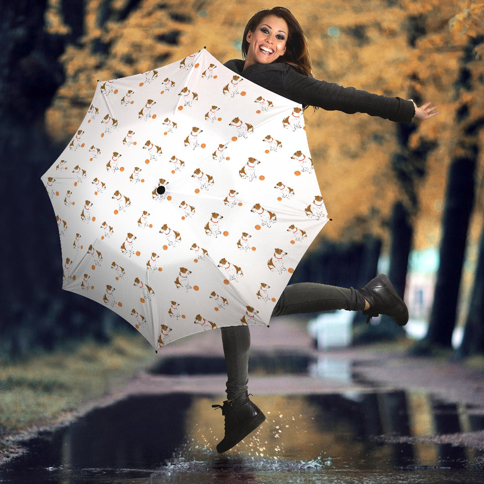 Jack Russel Pattern Print Design 05 Umbrella