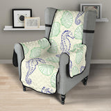 Seahorse shell pattern Chair Cover Protector