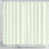 Cucumber Pattern Background Shower Curtain Fulfilled In US