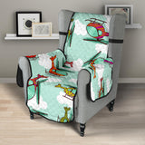 Helicopter design pattern Chair Cover Protector