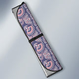Indian Batik Style Pattern Car Sun Shade