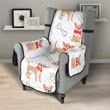 Chihuahua bone paw pattern Chair Cover Protector