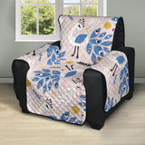 Cute peacock pattern Recliner Cover Protector