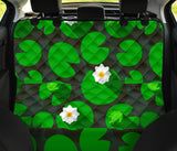 Frog Waterlily Pattern Dog Car Seat Covers