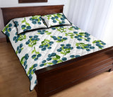 blueberry white background Quilt Bed Set