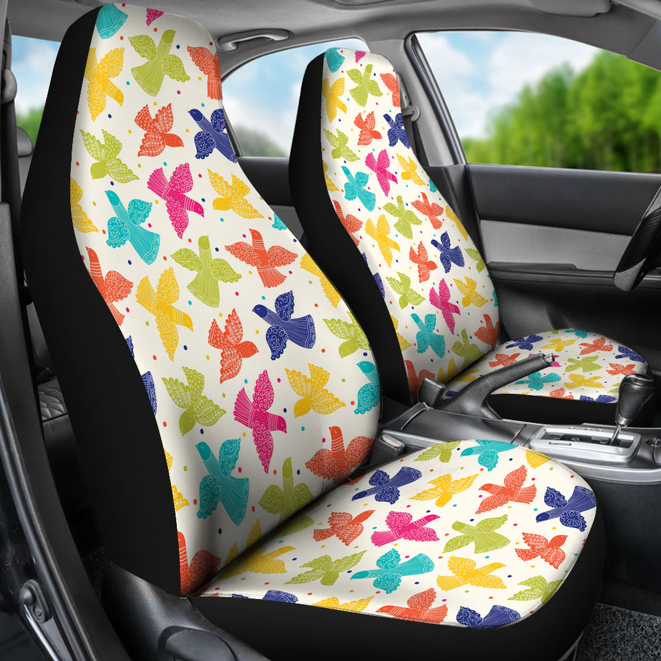 Pigeon Pattern Print Design 01 Universal Fit Car Seat Covers