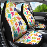 Pigeon Pattern Print Design 01 Universal Fit Car Seat Covers
