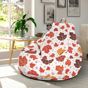 Colorful Maple Leaf Pattern Bean Bag Cover