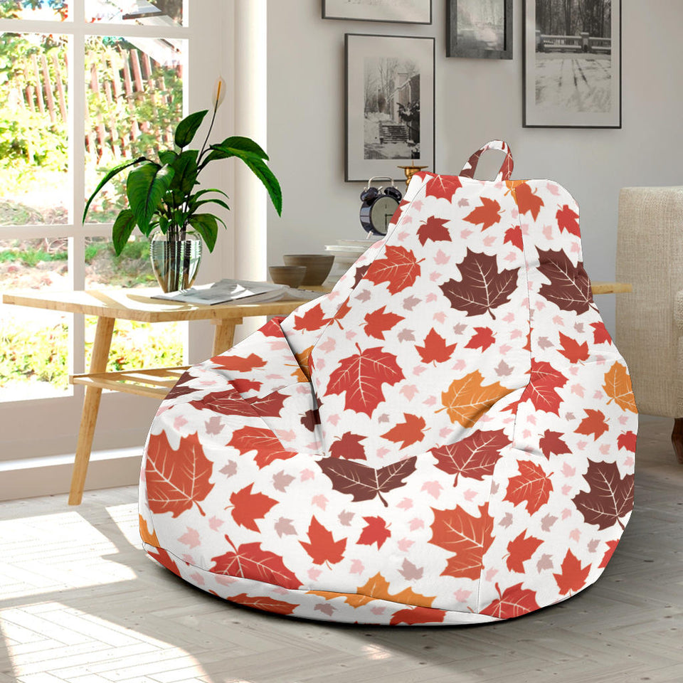 Colorful Maple Leaf Pattern Bean Bag Cover
