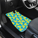 Duck Toy Pattern Print Design 04 Front Car Mats