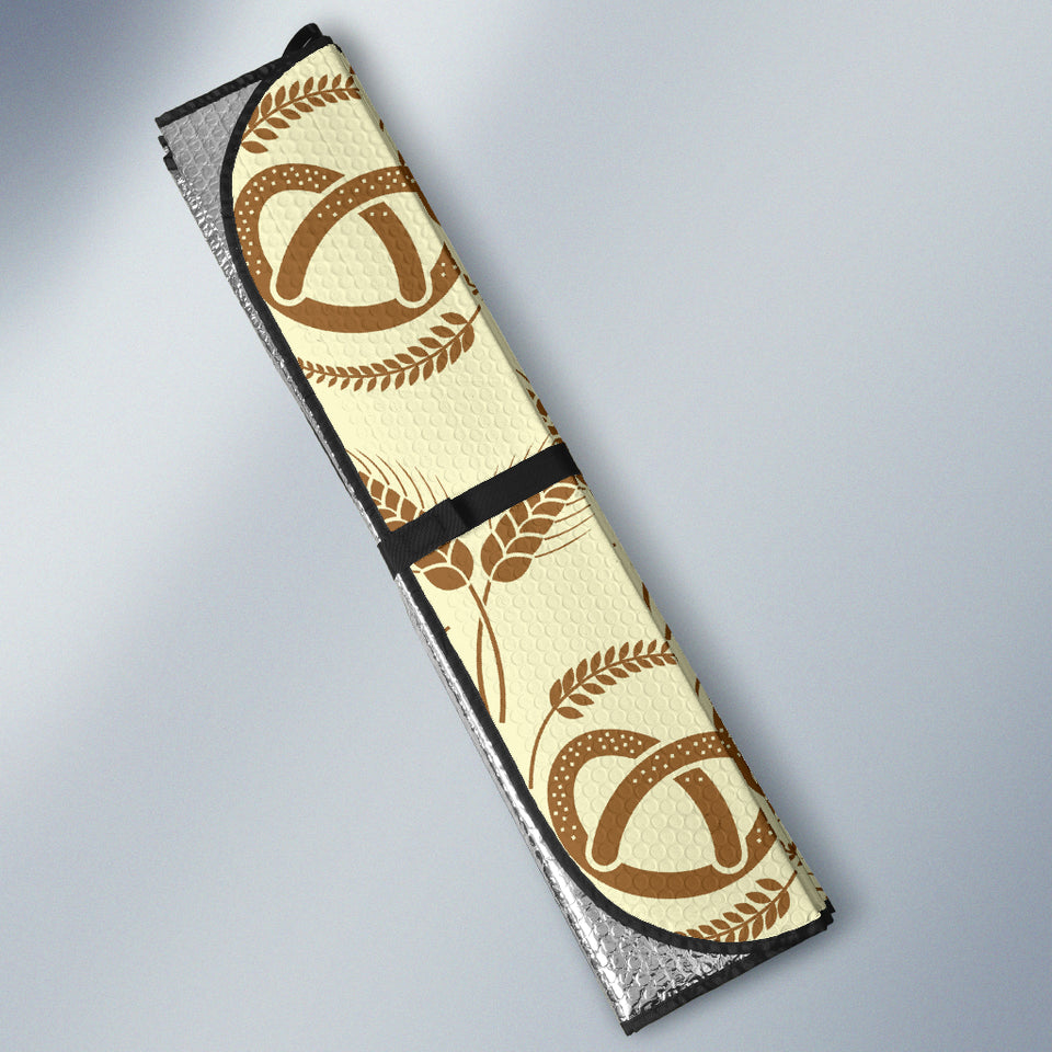 Windmill Wheat Pattern Car Sun Shade