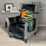 Bowling balls flame pattern Chair Cover Protector