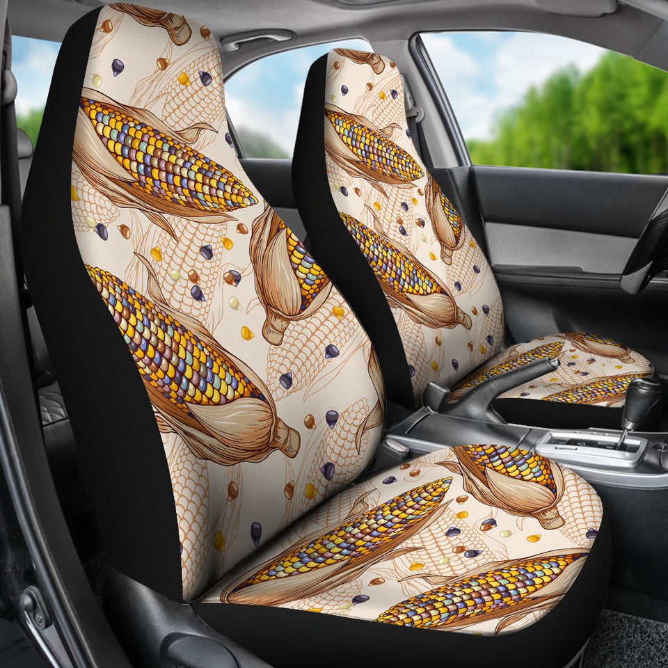 Corn Pattern Print Design 03 Universal Fit Car Seat Covers