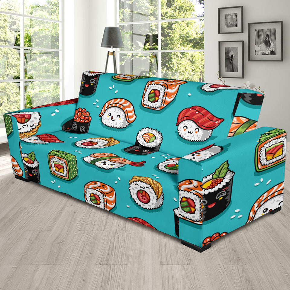 Cute Sushi Pattern Sofa Slipcover