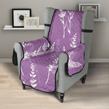 Lavender flowers purple pattern Chair Cover Protector