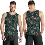 Snake forest pattern Men Tank Top