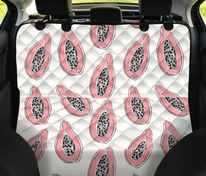 Papaya Pattern Dog Car Seat Covers