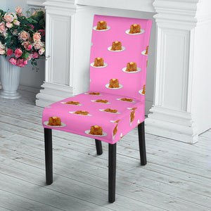 Pancake Pattern Print Design 04 Dining Chair Slipcover