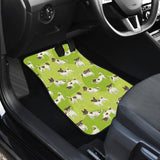 Jack Russel Pattern Print Design 01 Front and Back Car Mats