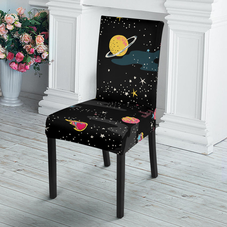 Space Pattern Dining Chair Slipcover