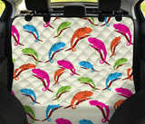 Colorful Chameleon Lizard Pattern Dog Car Seat Covers
