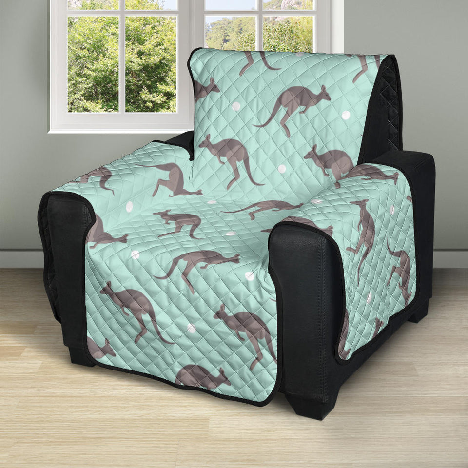 Kangaroo pattern background Recliner Cover Protector