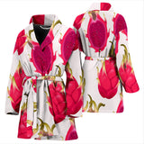Dragon Fruits Design Pattern Women'S Bathrobe