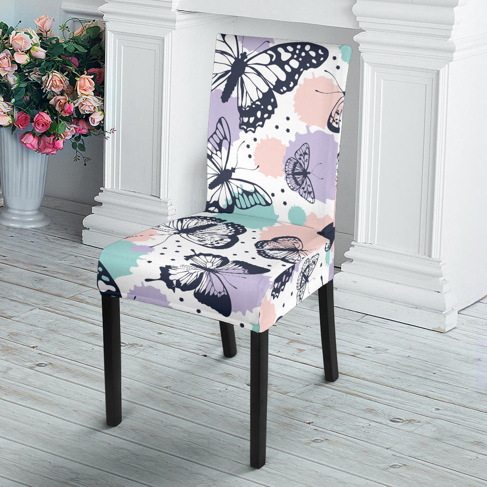 Butterfly Pattern Dining Chair Slipcover