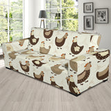 Cute Rooster Chicken Cock Sofa Slipcover