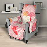 Hand drawn heart design pattern Chair Cover Protector