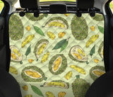 Durian Leaves Pattern Background Dog Car Seat Covers