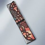 Fox Leaves Mushroom Pattern Car Sun Shade